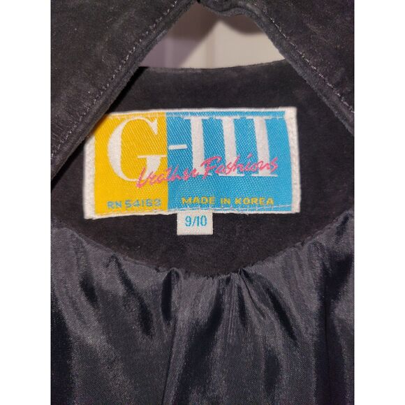 Black Suede Open Back Dress - size 9/10 - Picture 9 of 11